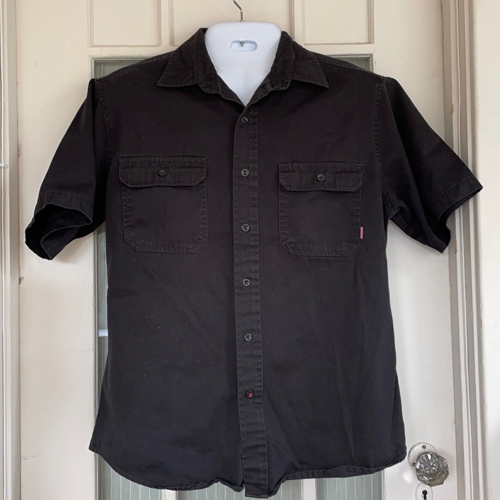 Craftsman cotton twill button down work shirt